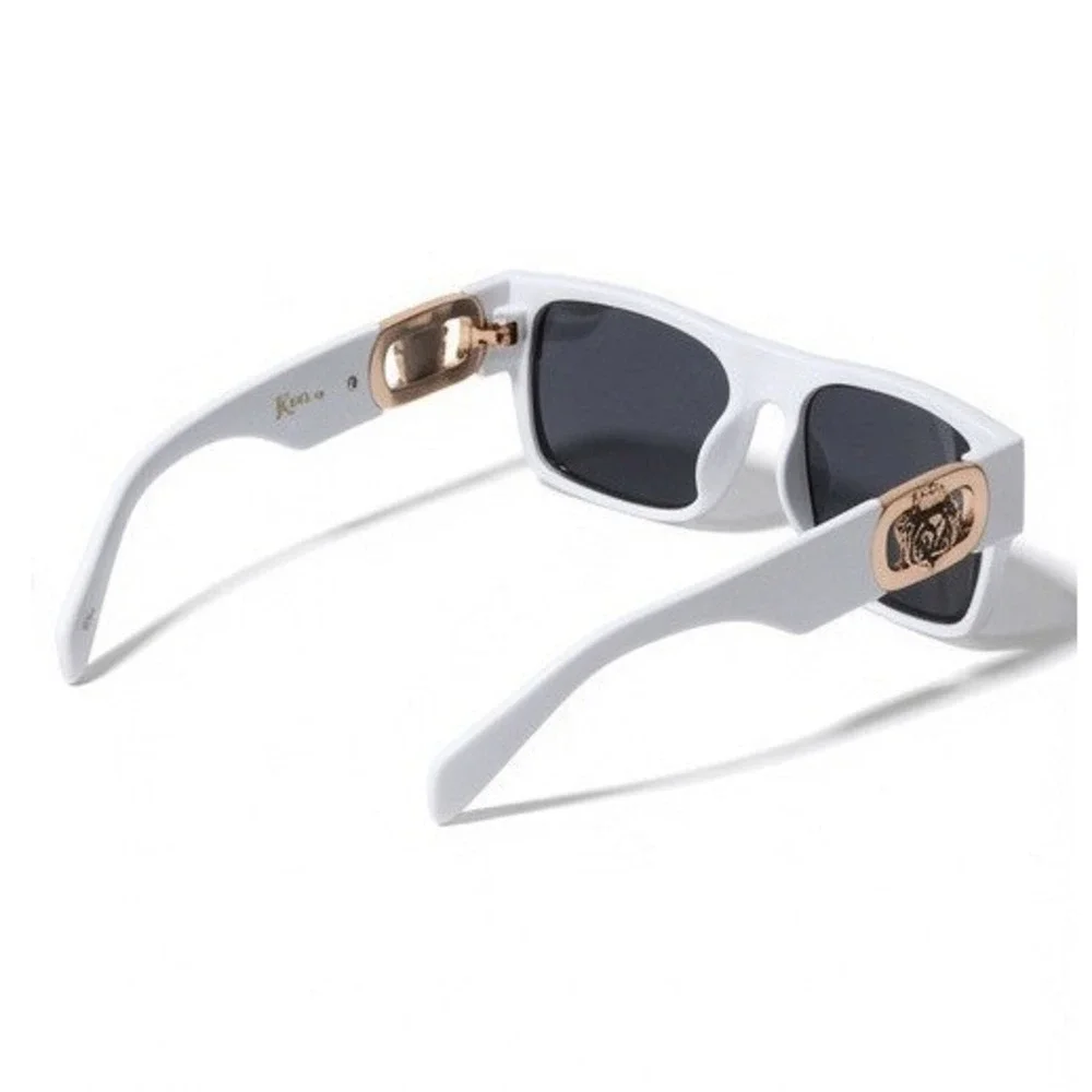 White Square Sunglasses Men Luxury, Baddie, Summer, Vacation, Shield Style, Edgy